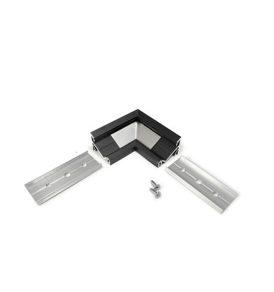 Profielverbinder HOEK14 90GR - Zwart geanodiseerd