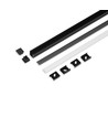 2m set SMART10 + C2 CLICK - Zwart geanodiseerd