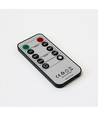 LED Stompkaarsen set in rookglas Ø7,5cm, 3 stuks, vlameffect - Incl. afstandsbediening en timer, 10/12,5/15cm hoog, echte was