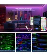 RGBIC 3-pins controller met afstandsbediening - Bluetooth, RF draadloos
