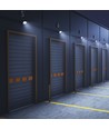 100W breedstraler - IP65, zwart, werklamp