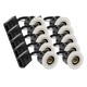 10 stuks GU10 inbouwspot Inno88 - Mat wit, IP44, geschikt voor installatie in isolatie