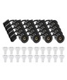20 stuks inbouwspot Inno88 - Incl. 6W RA97 GU10, zwart, IP44, goedgekeurd voor isolatie