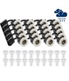 20 stuks LEDlife inbouwspot Inno88 Buiten - Incl. 6W GU10, Wit, IP44, goedgekeurd voor isolatie