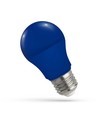 E27 4,9W Blauwe LED-lamp - A50, mat