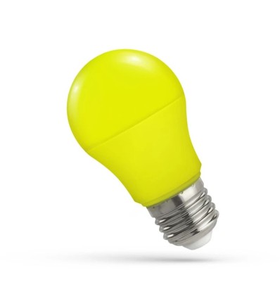 E27 4,9W Gele LED-lamp - A50, mat