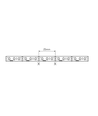 5m 9,6W/m LED-strip - 12V DC, 11000K, extra koud, 120 LED's per meter