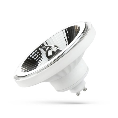 GU10 10W dimbare LED spot - AR111, wit, 20° stralingshoek