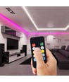 WiFi LED controller met afstandsbediening, 12V/24V - Smart Life, Google Home, CCT/RGB, 72-144W