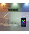 WiFi LED controller met afstandsbediening, 12V/24V - Smart Life, Google Home, CCT/RGB, 72-144W