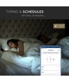 WiFi LED controller met afstandsbediening, 12V/24V - Smart Life, Google Home, CCT/RGB, 72-144W