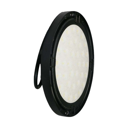 100W LED high bay, 120lm/W - 110 graden, IP65, 6500K, zwarte afwerking