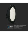 200W LED high bay, 120lm/W - IP65, 4000K, Ø31cm, zwarte afwerking