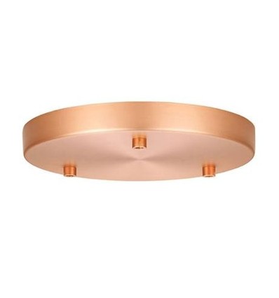 Halo Design - Ø22 Roset voor 3 lampen - koper