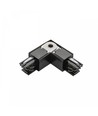 3-fase SPS-2 L-connector, verstelbaar - Zwart, IP20, aluminium, voor spanningsrail