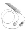 150cm 45W LED-armatuur - IP65, m. stekker en schakelaar, 2m kabel + stekker, aan/uit