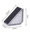 2 stuks Solarlamp sensor trapverlichting - Beweging + schemersensor, IP54