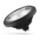 GU10 AR111 14W LED spot - 40° stralingshoek, zwart