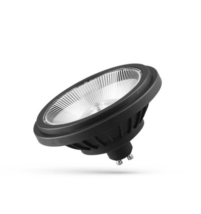 GU10 AR111 14W LED spot - 40° stralingshoek, zwart