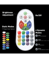Vissenlamp RGB 30 cm hoog - Ø11 cm, perfect voor kinderen en jong van geest
