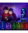 Jellyfish RGB 25 cm hoge lamp - Ø9 cm, perfect voor kinderen en jong van geest