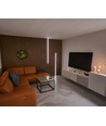 Licht voor akoestisch paneel, 240 cm, zwart - Compleet set met aluminium profiel en CCT LED-strip