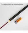 Licht voor akoestisch paneel, 240 cm, zwart - Compleet set met aluminium profiel en CCT LED-strip