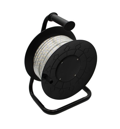 25m LED-werklichtstrip op haspel ECO - 230V, IP67, 120 LED/m, 9W/m, 1320 lm/m