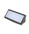12W LED wandlamp - IP65, 1250lm, 110 graden, buiten, grijs/zwarte behuizing