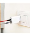 20W Travel Adapter met PD en QC - Wit, 1x PD poort, 1x QC poort
