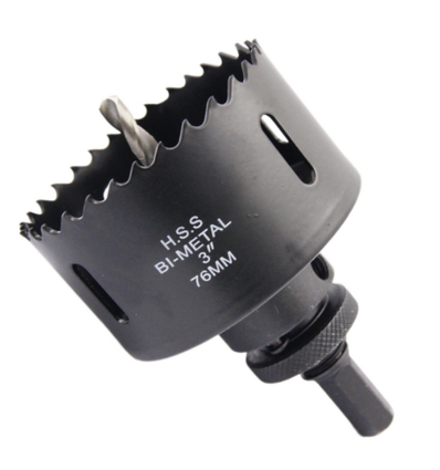 Ø76mm gatenzaag - gatenboor met centrumboor, voor inbouwspot Inno88