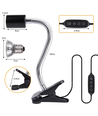 Reptielen warmtelamp UVA/UVB - 50W, incl. lichtbron en klemhouder