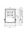 10W RGB+CCT Zigbee/Hue breedstraler - Werklamp, Hue compatibel
