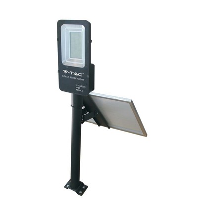 50W Solara LED straatverlichting met zonnepaneel - 4000lm, IP65, 4000K, incl. afstandsbediening en batterij