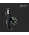 50W Solara LED straatverlichting met zonnepaneel - 4000lm, IP65, 4000K, incl. afstandsbediening en batterij