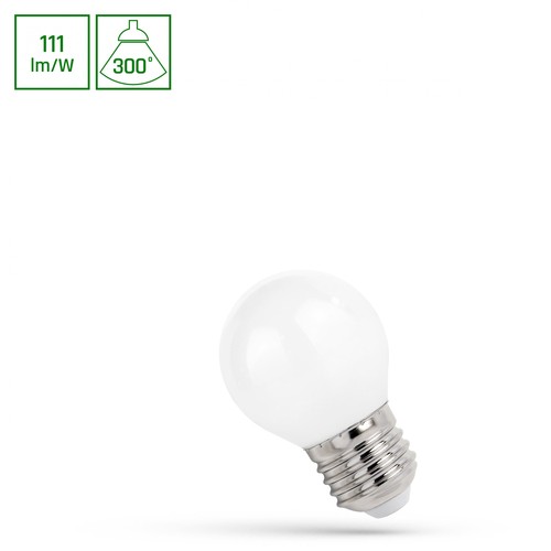 E27 5,5W LED-kogellamp P45 - Kooldraad