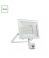 50W breedstraler met sensor - IP44, wit, werklamp, PIR-sensor