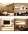 8,5W per meter 8x16 CLIP-ON Neon Flex LED - 24V DC, warm wit, IP67