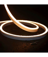 8,5W per meter 8x16 CLIP-ON Neon Flex LED - 24V DC, warm wit, IP67