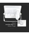 30W LED-breedstraler met sensor - Wit, werklamp, Samsung LED-chip