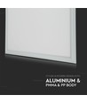 60x60 LED-paneel, 40W - Hoogte: 12,5mm, 124lm/W, witte rand