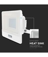 30W LED-breedstraler met sensor - Wit, werklamp, Samsung LED-chip