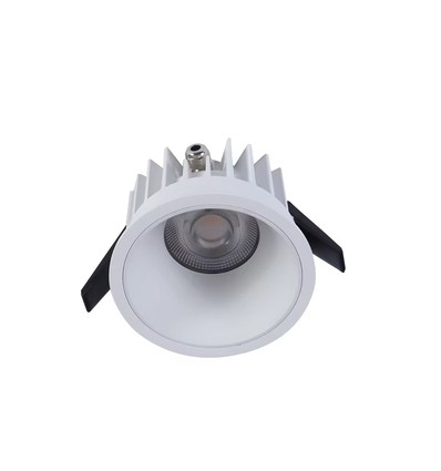 10W Ø8,5cm inbouwspot dimbaar RA99 - IP54, zaagmaat: Ø7,5 cm, afmetingen: Ø8,5 cm, witte rand