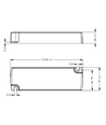 Snappy 20W / 12V DC voeding - 1.67A, IP44