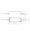 Snappy 35W / 12V DC voeding - 2.91A, IP67 waterdicht