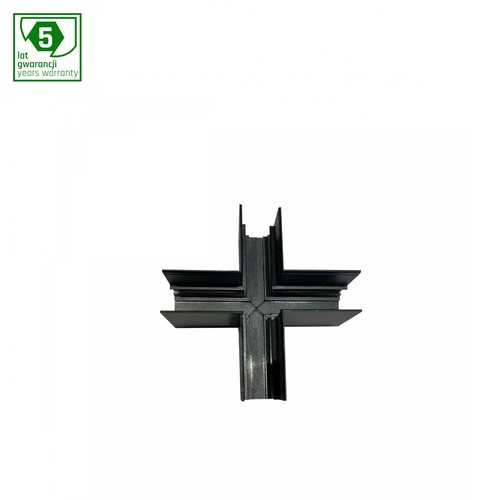 Zwarte aluminium railspot voor SHIFT - 48V, IP20