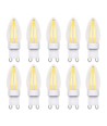 10 stuks G9 2W dimbare lampen - 2700K, Filament LED