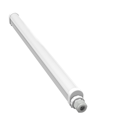 120cm 32W armatuur, doorvoerbedraad - 130lm/W, IP65