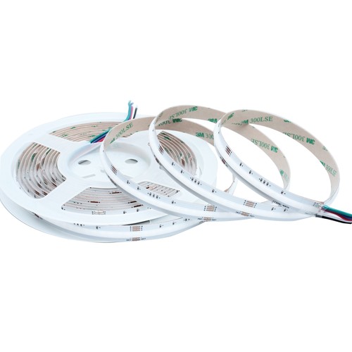 5m 20W/m RGB+WW COB-LED-strip - 24V DC, IP20, 784 LED
