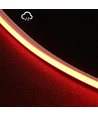 8W per meter Rood 8x16 CLIP-ON Neon Flex LED - 24V DC, IP67